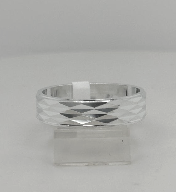 Silver Gent Wedding Ring