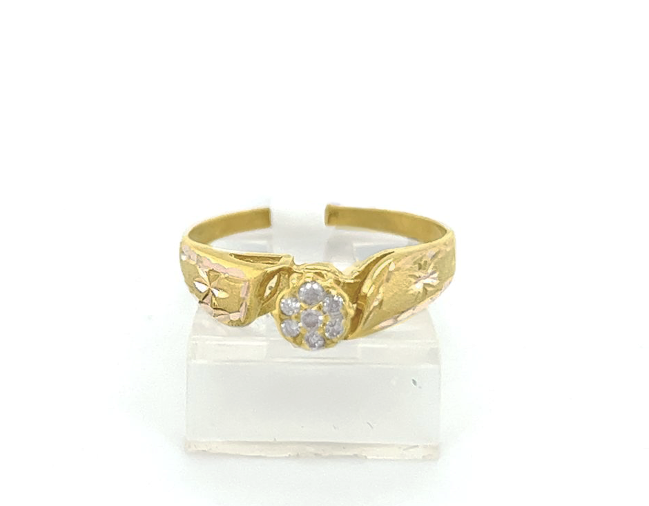 Gold Diamond Engagement Ring