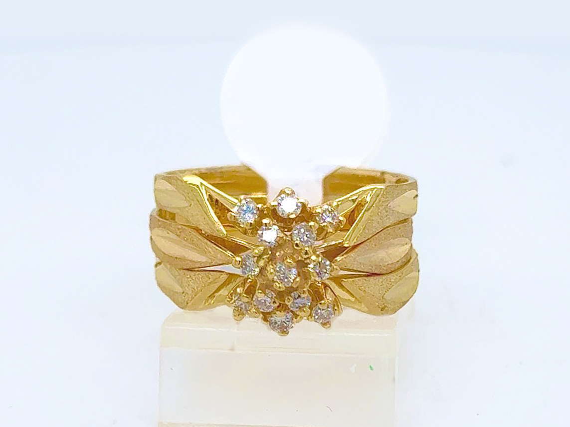 3PC Gold Wedding Ring