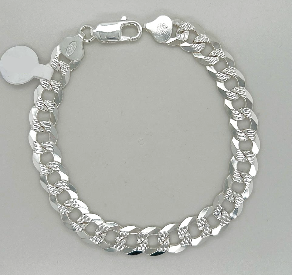 Silver Gent Hand Band