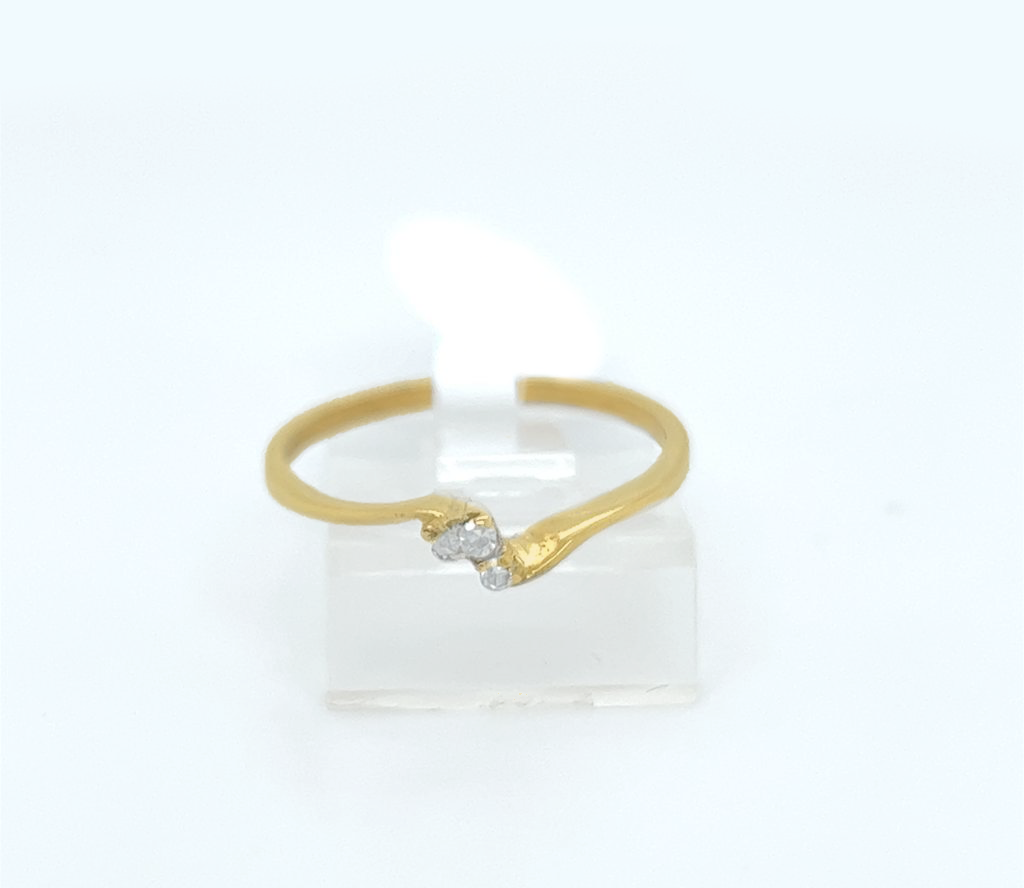 Gold Diamond Engagement Ring