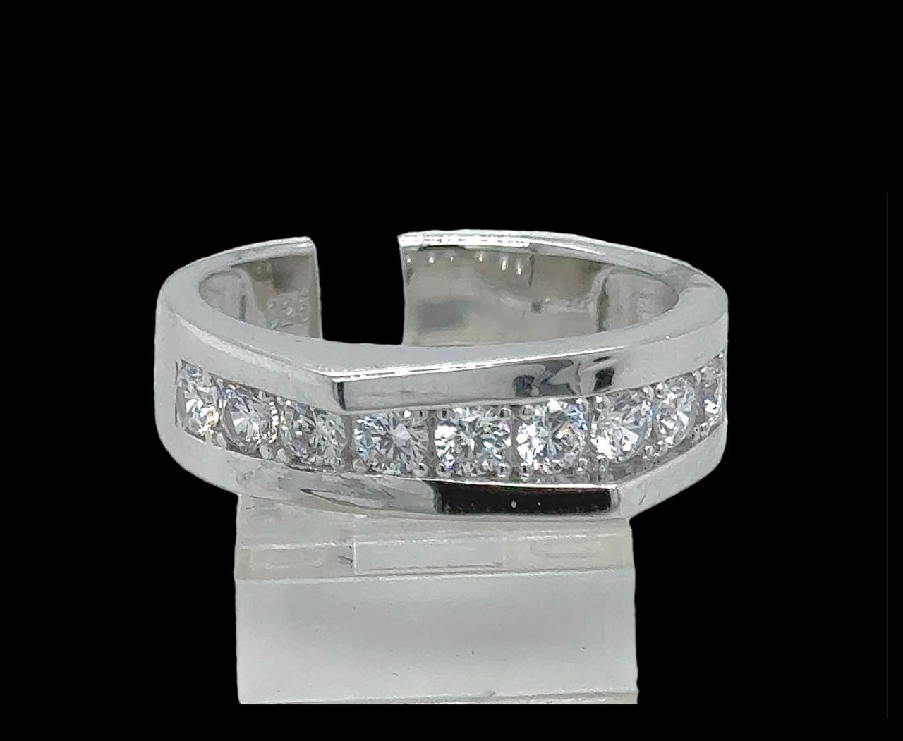 Silver Gent Wedding Ring