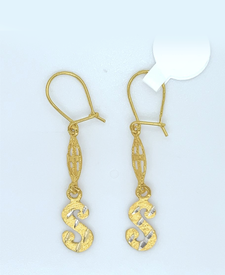 Gold Hanging Earrings