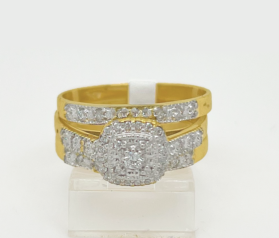 3PC Gold Wedding Ring