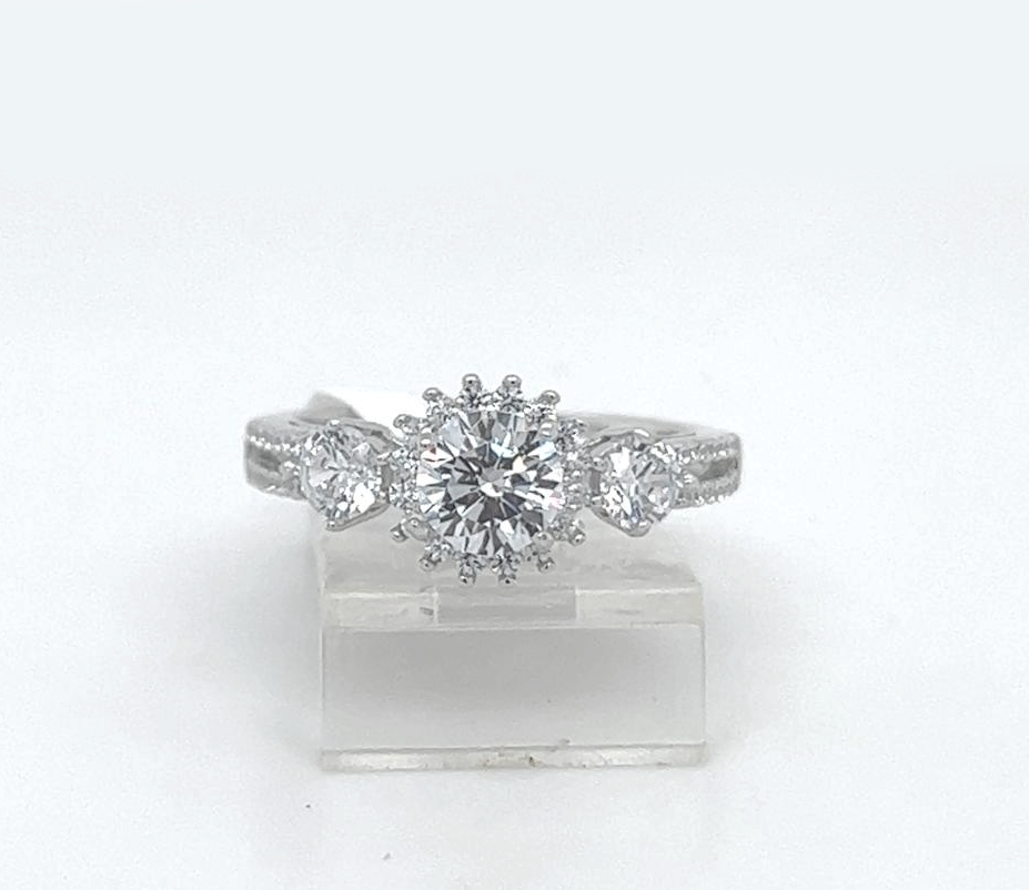 Silver Engagement Ring