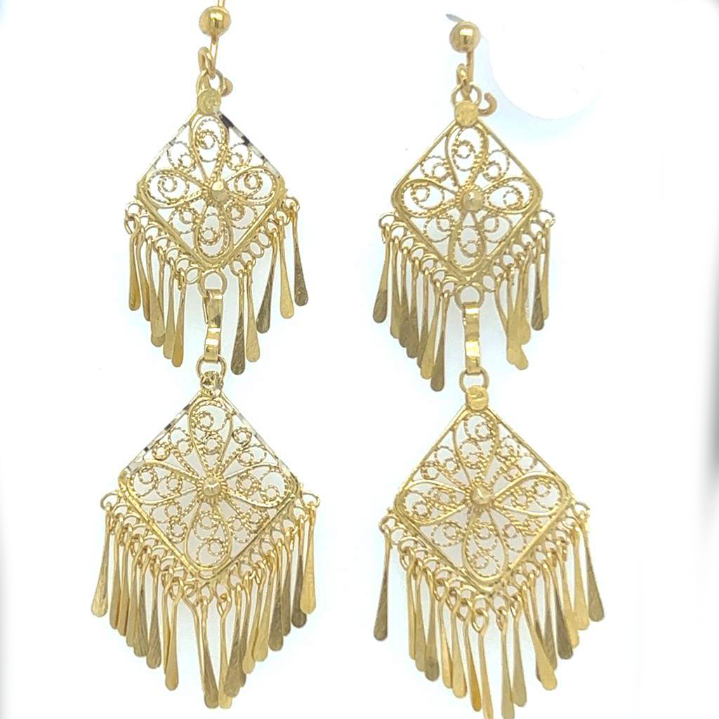 Gold Hanging Earring
