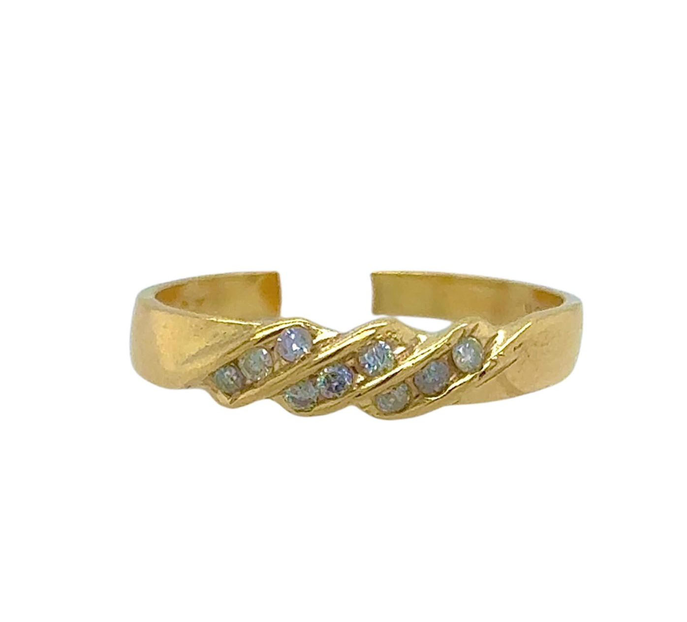 Gold Diamond Engagement Ring