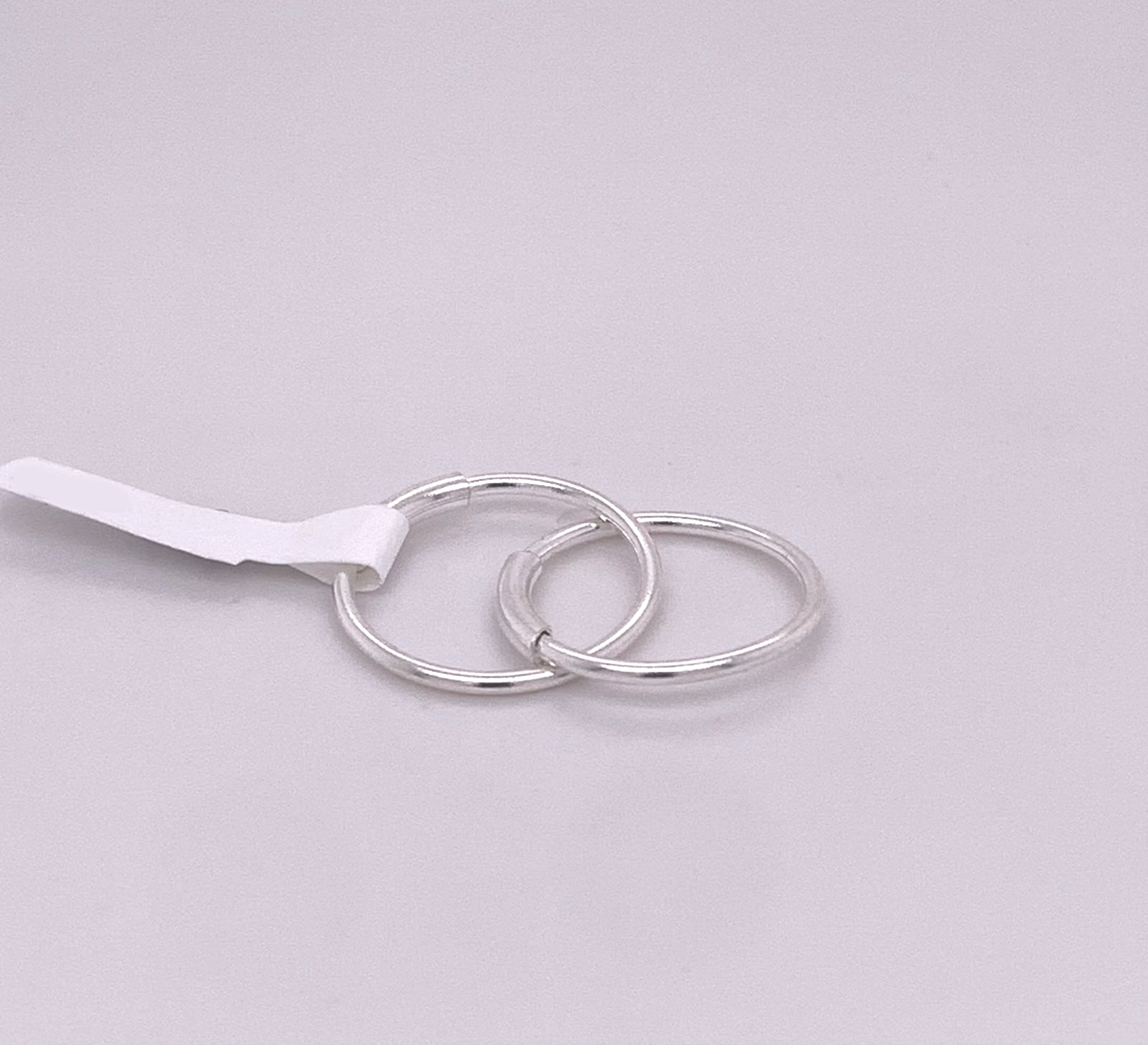 Silver Baby Hoop
