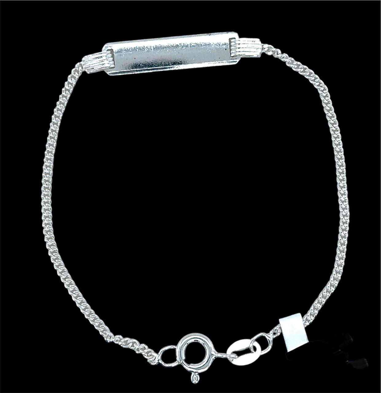 Silver KID ID Band