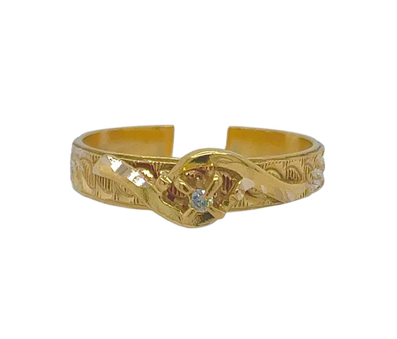 Gold Diamond Engagement Ring