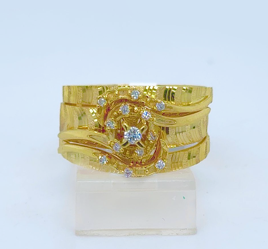 3PC Gold Wedding Ring