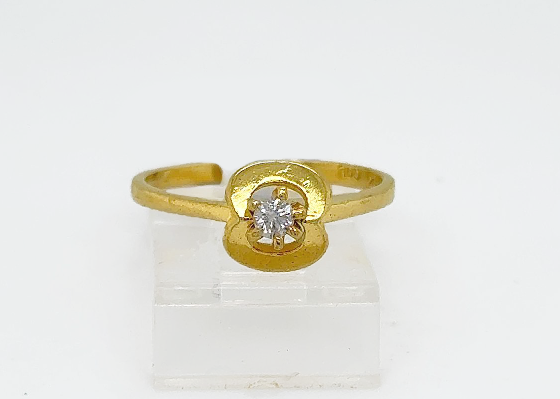 Gold Diamond Engagement Ring