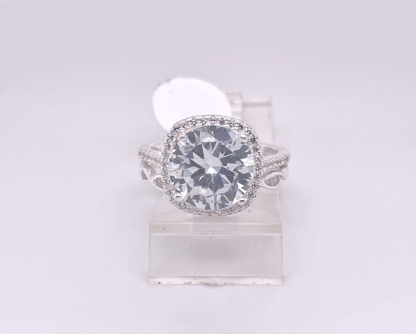 2PC Silver Wedding Ring