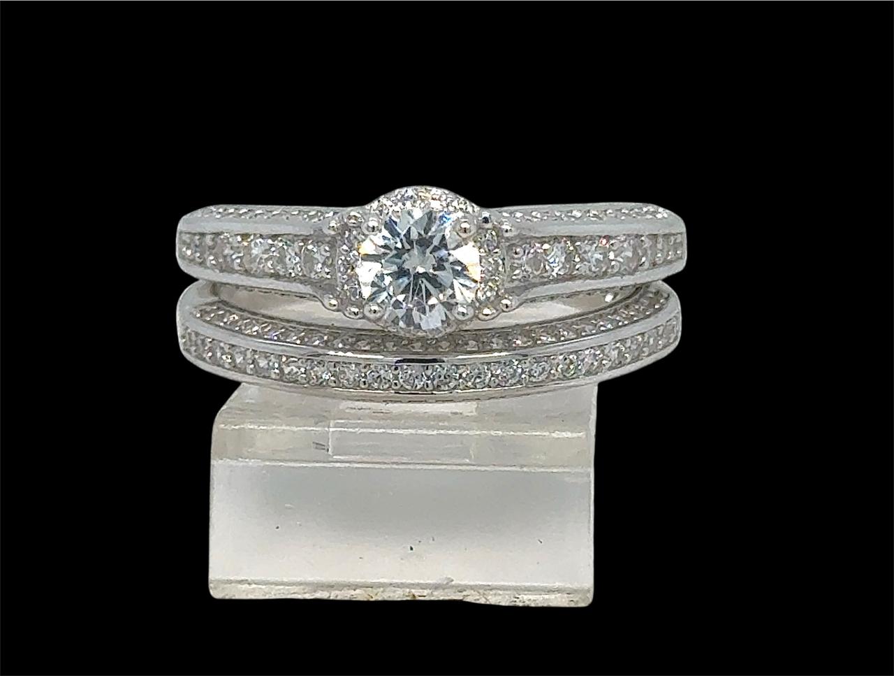 2PC Silver Ladie Ring