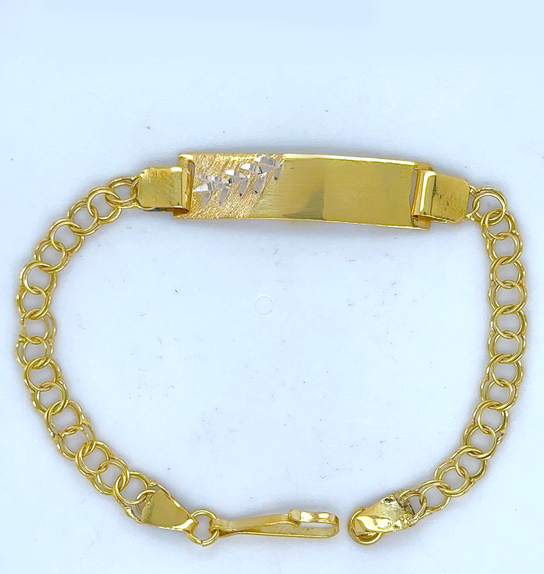 Gold Kid ID Band