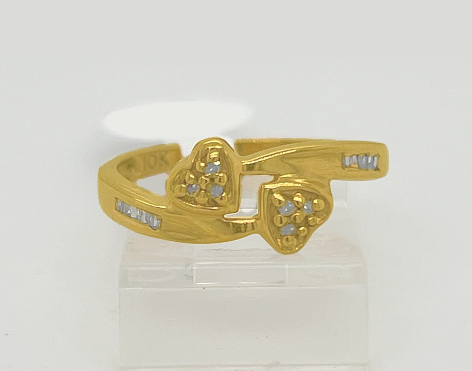 Gold Diamond Engagement Ring