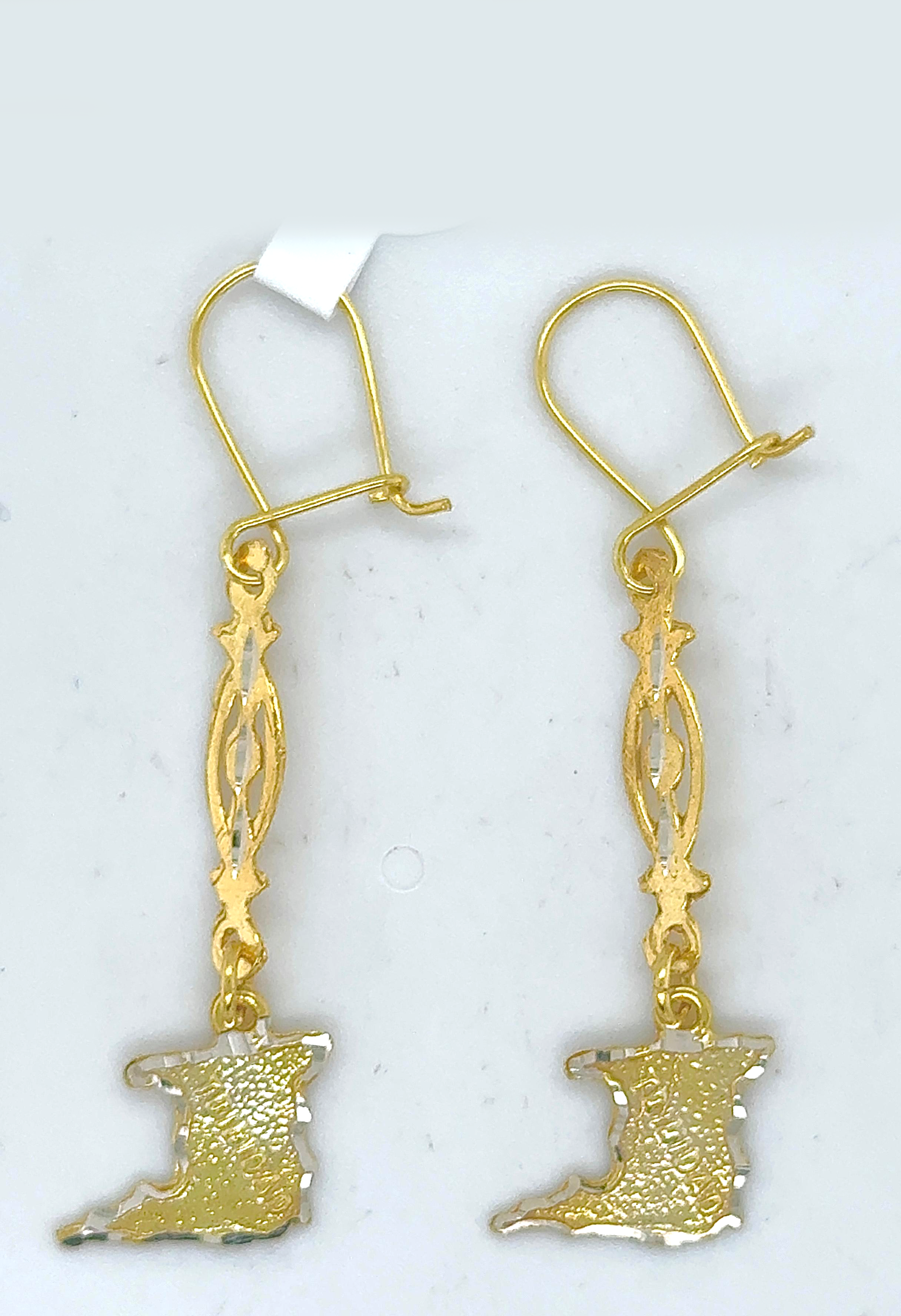 Gold Hanging Earring