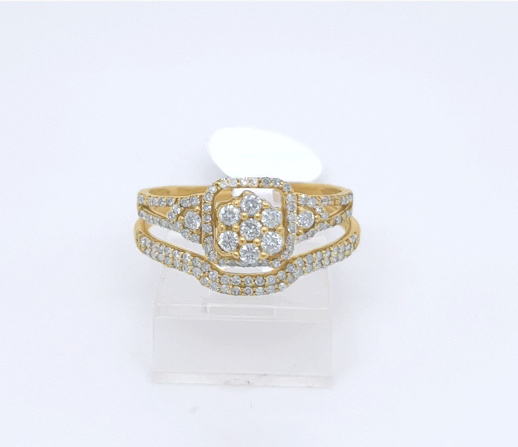 2PC Gold Wedding Ring