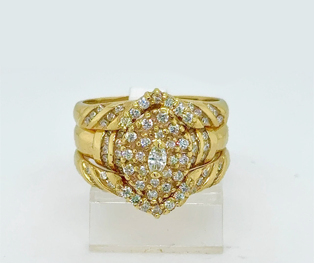 3PC Gold Wedding Ring