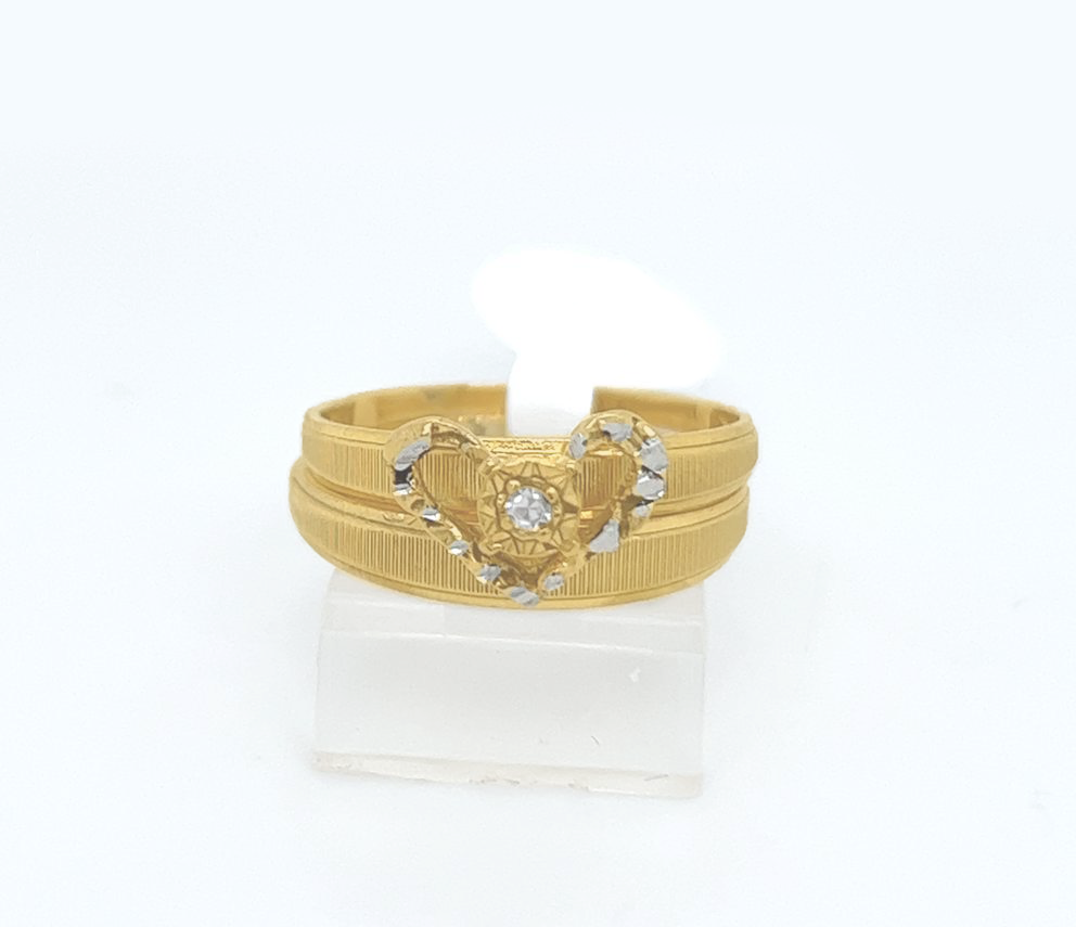 Gold Diamond Engagement Ring