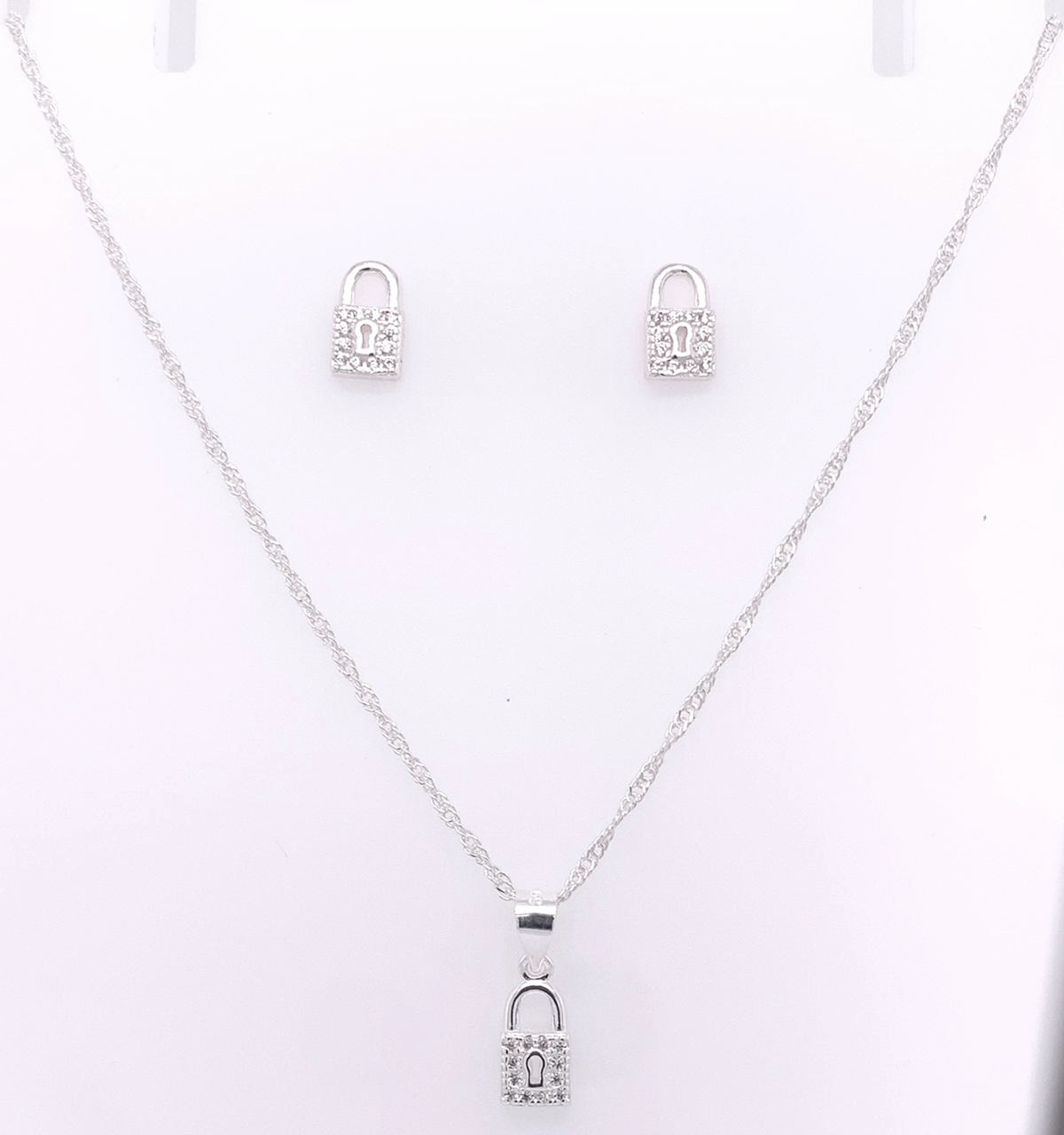 Silver Ladie Chain Set
