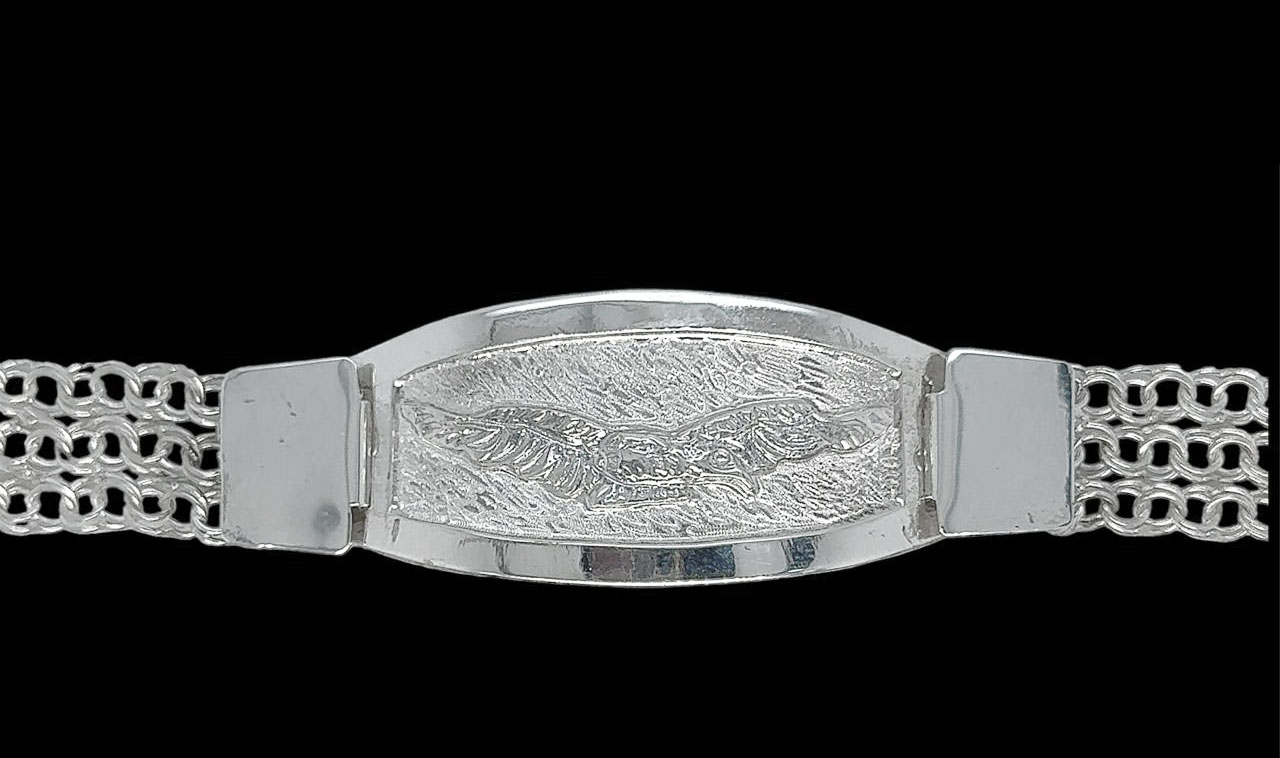 Silver Gent ID Band