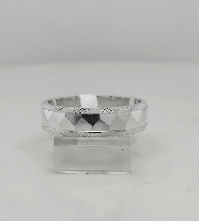 Silver Gent Wedding Ring