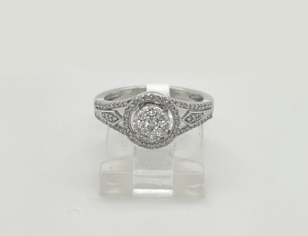 Gold Diamond Engagement Ring