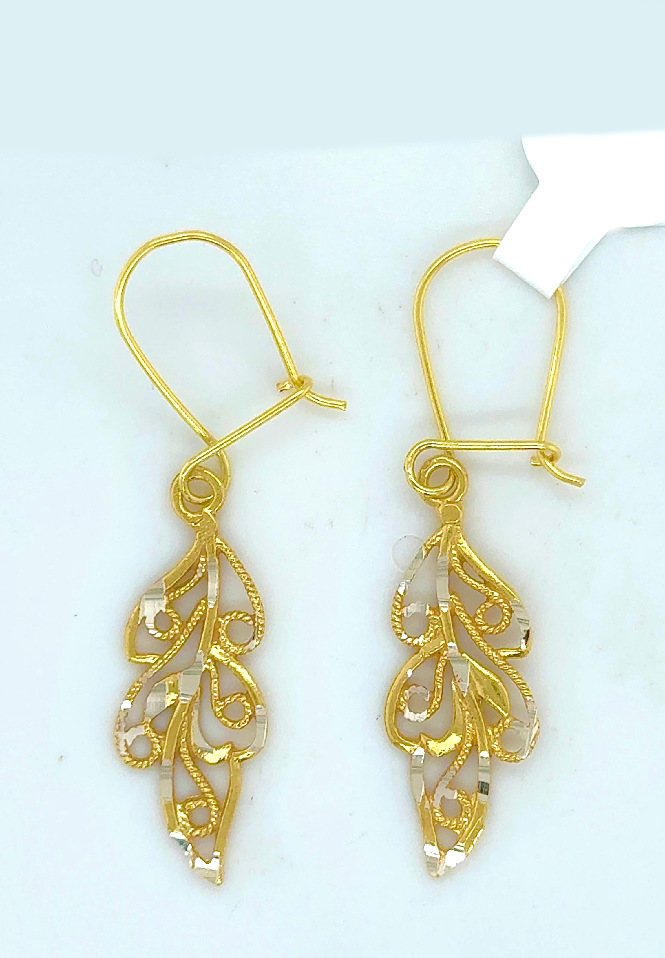 Gold Hanging Earring