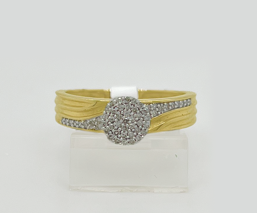Gold Diamond Engagement Ring