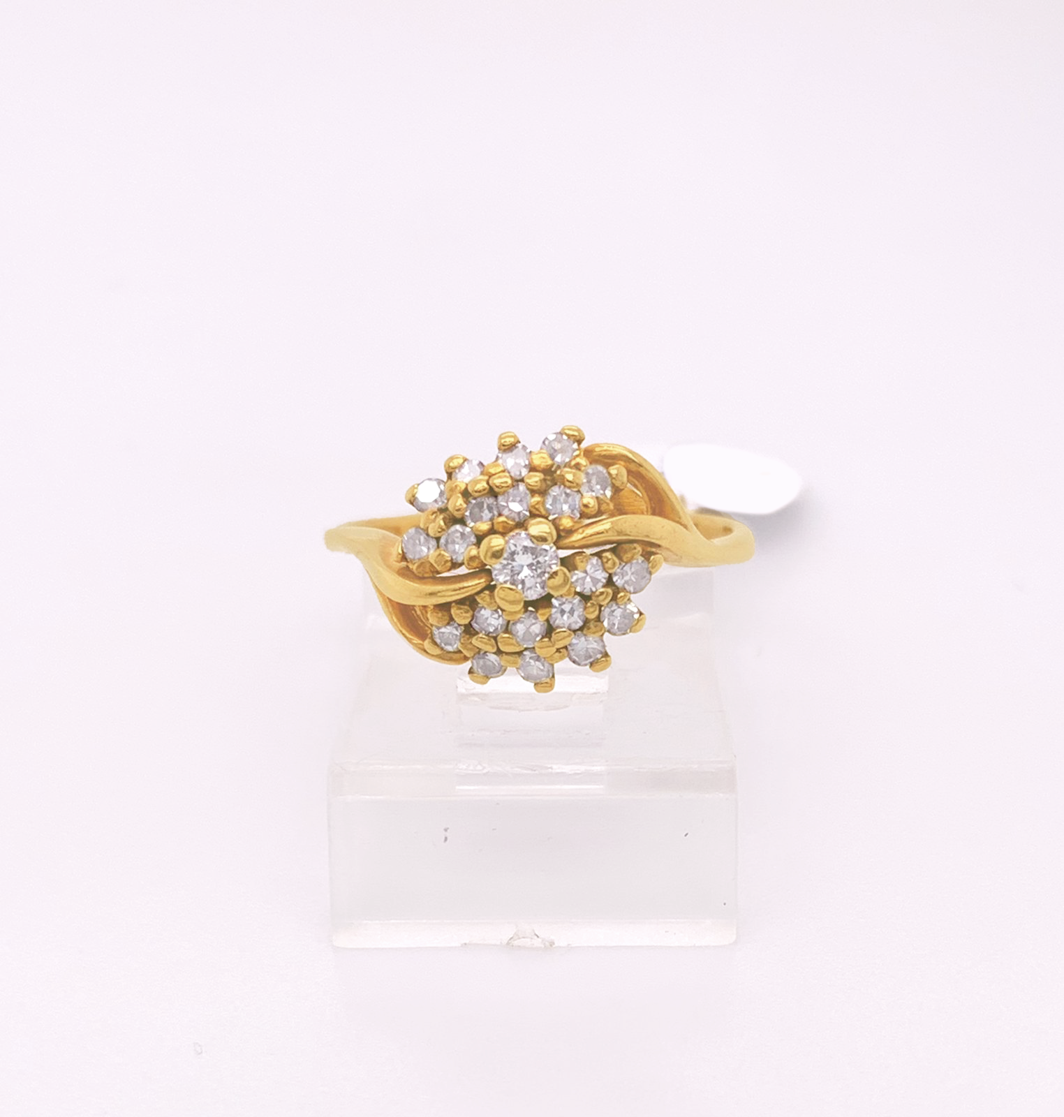 Gold Diamond Engagement Ring