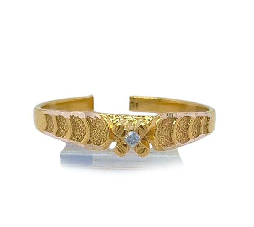 Gold Diamond Engagement Ring