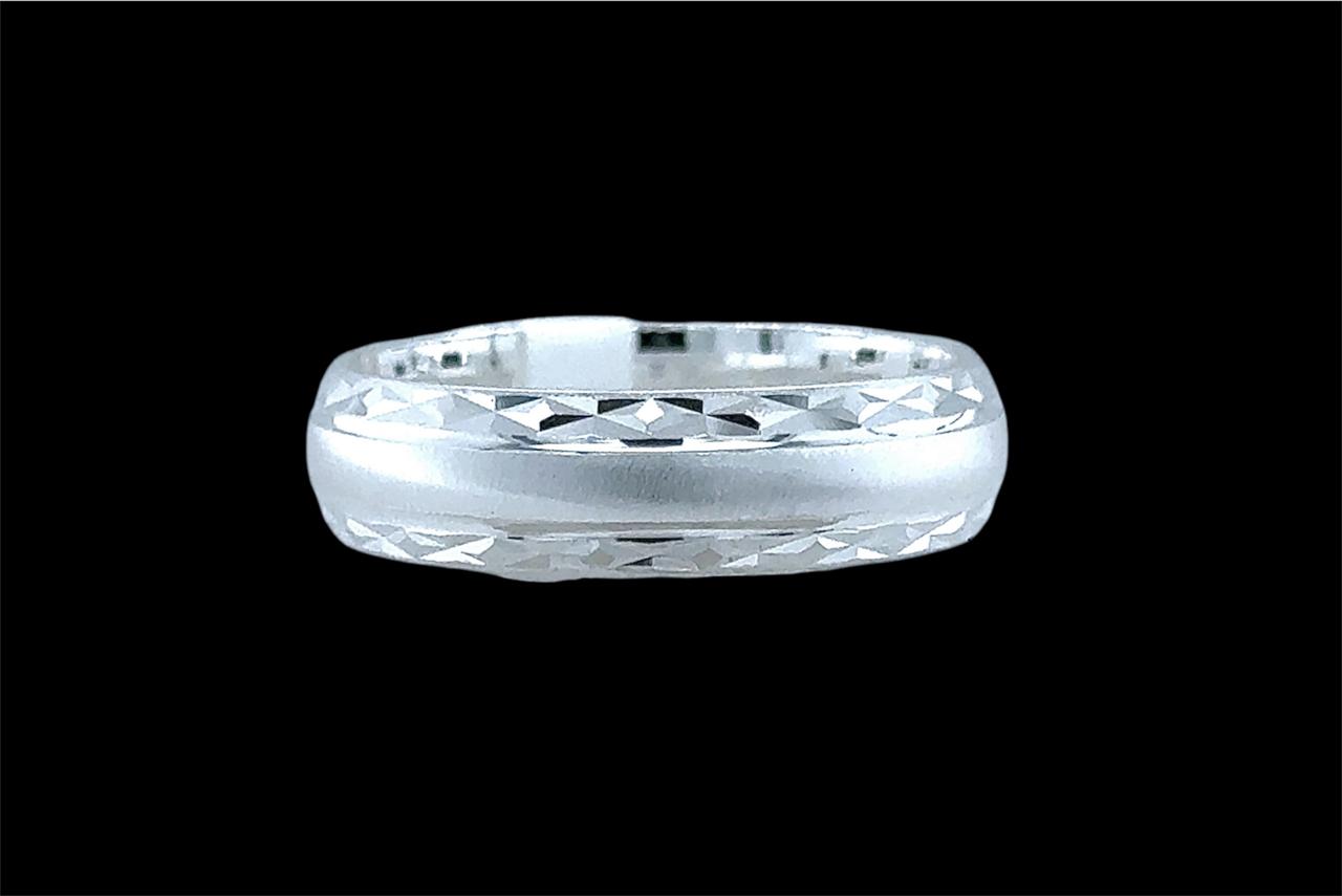 Silver Gent Wedding Ring