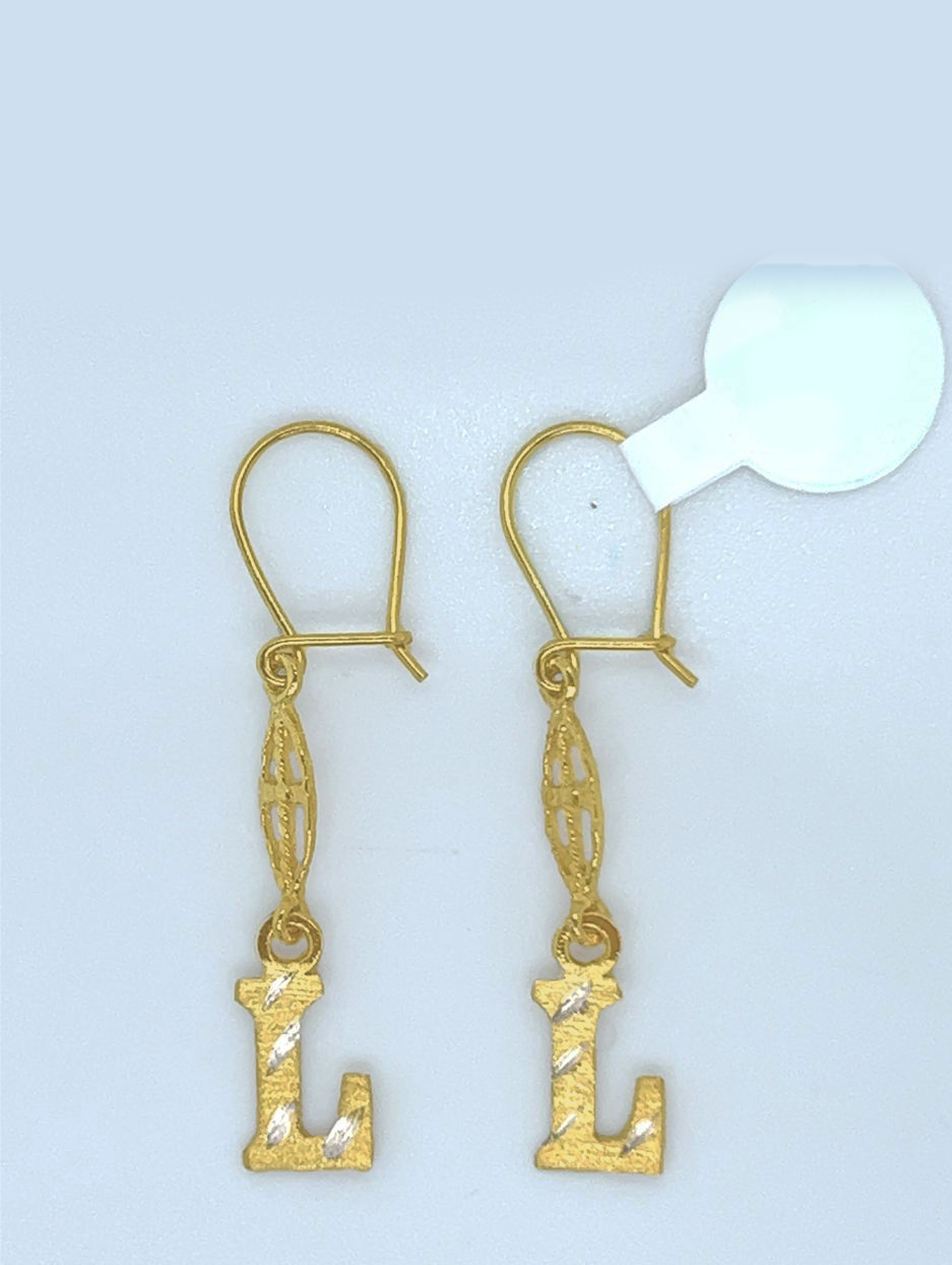 Gold Hanging Earrings