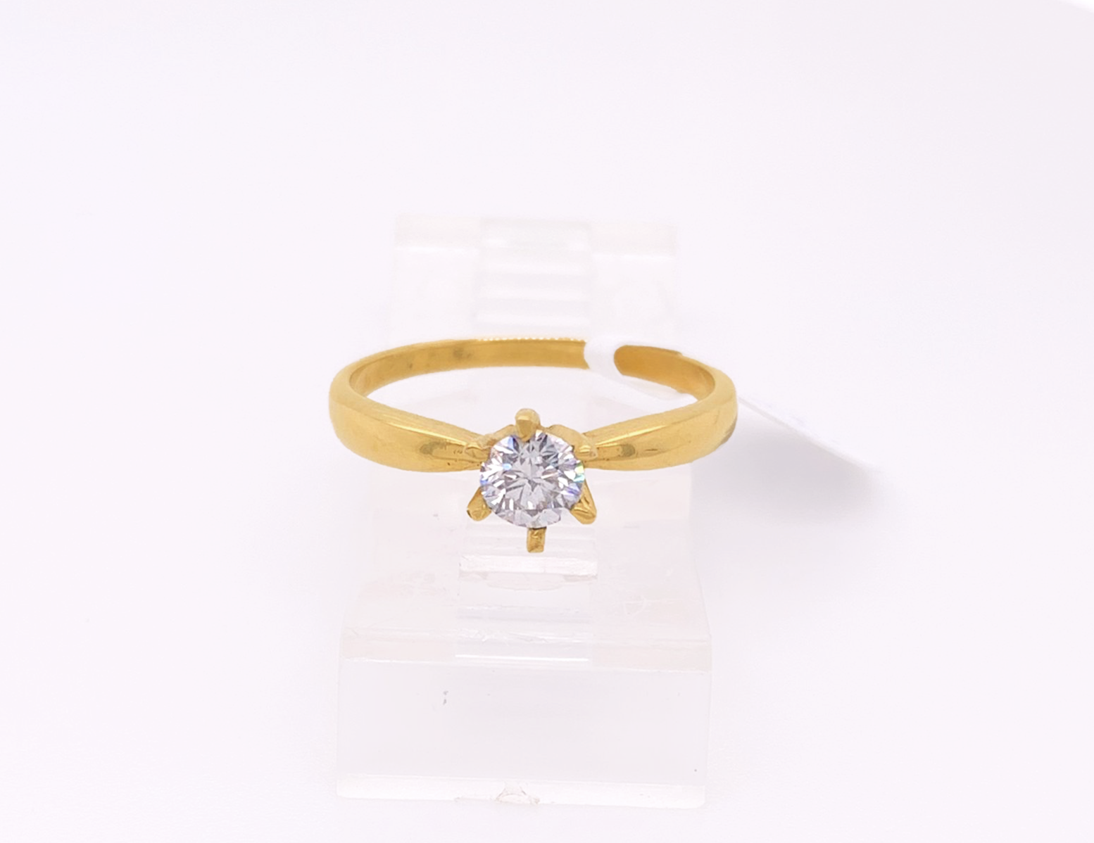 Gold Diamond Engagement Ring