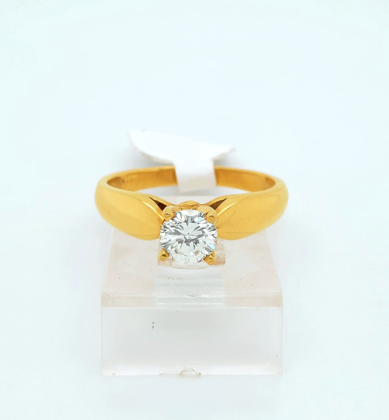 Gold Diamond Engagement Ring