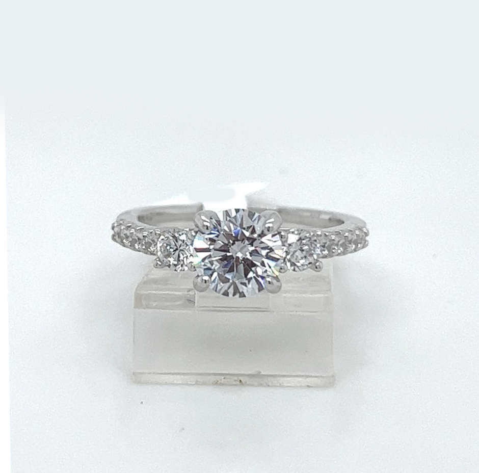 Silver Engagement Ring