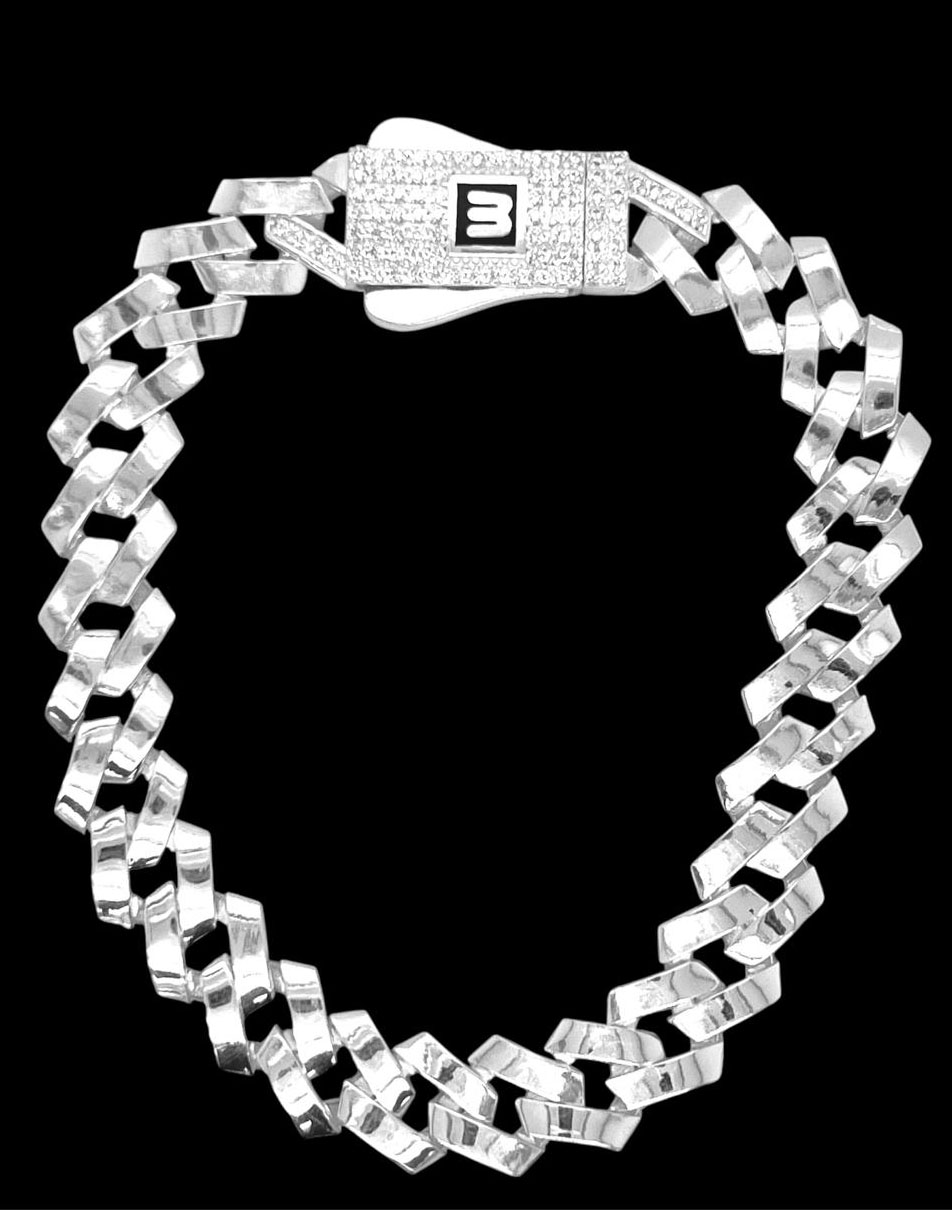 Silver Gent Hand Band