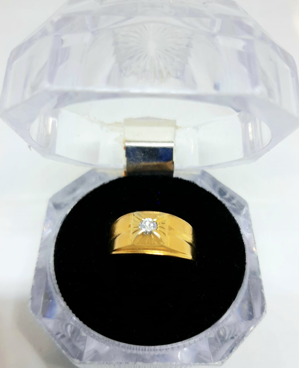 Gold Gent Ring
