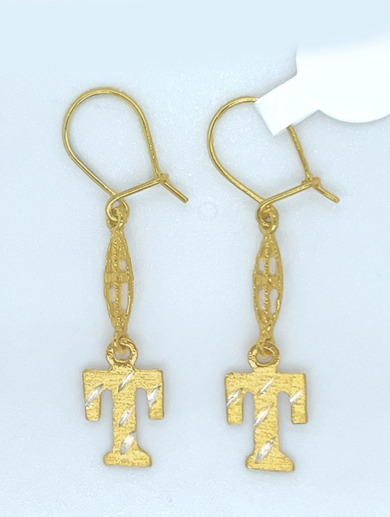 Gold Hanging Earrings