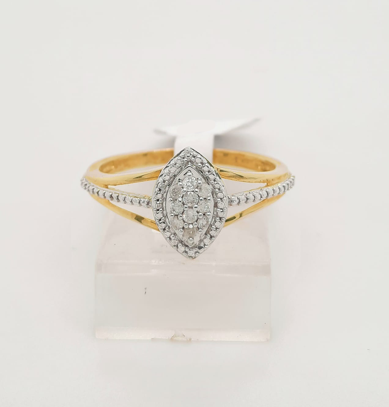 Gold Diamond Engagement Ring