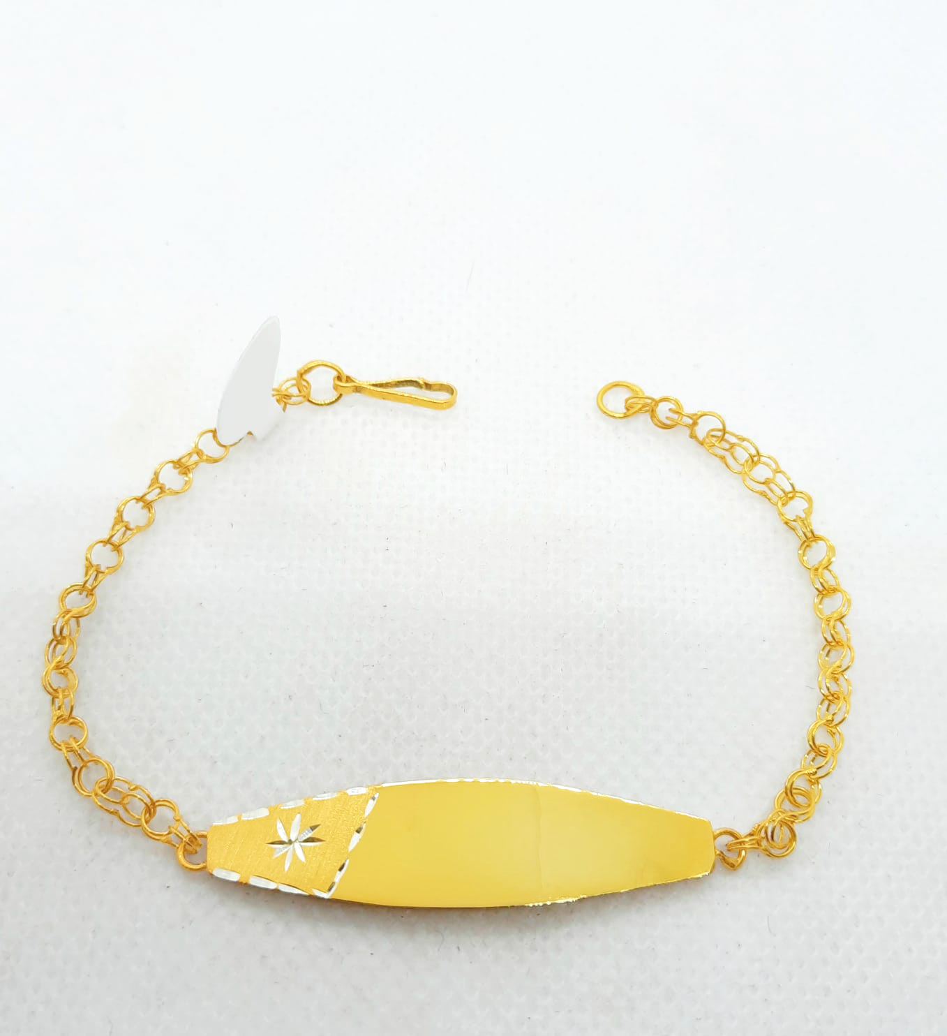 Gold Ladie ID Band
