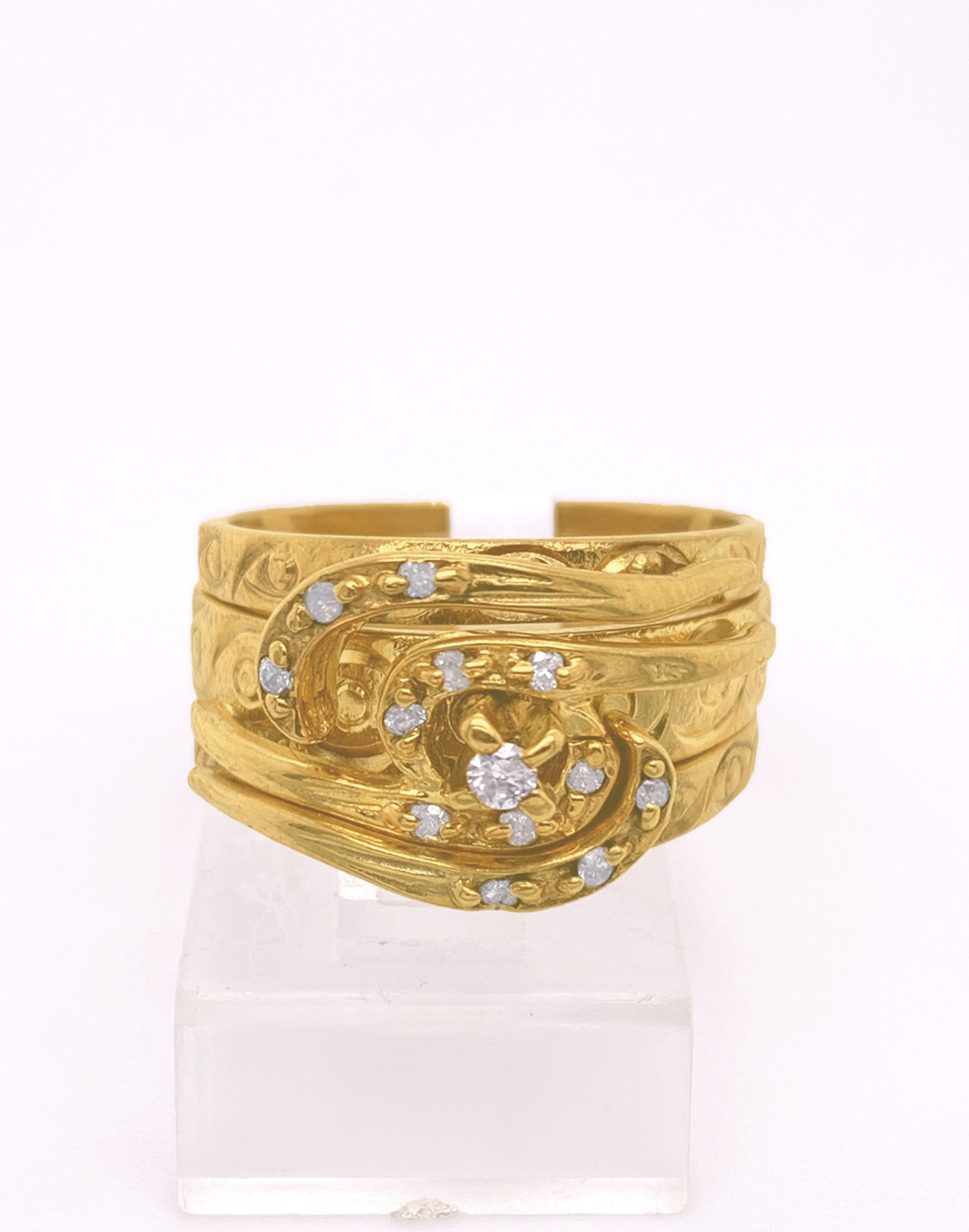 3PC Gold Wedding Ring