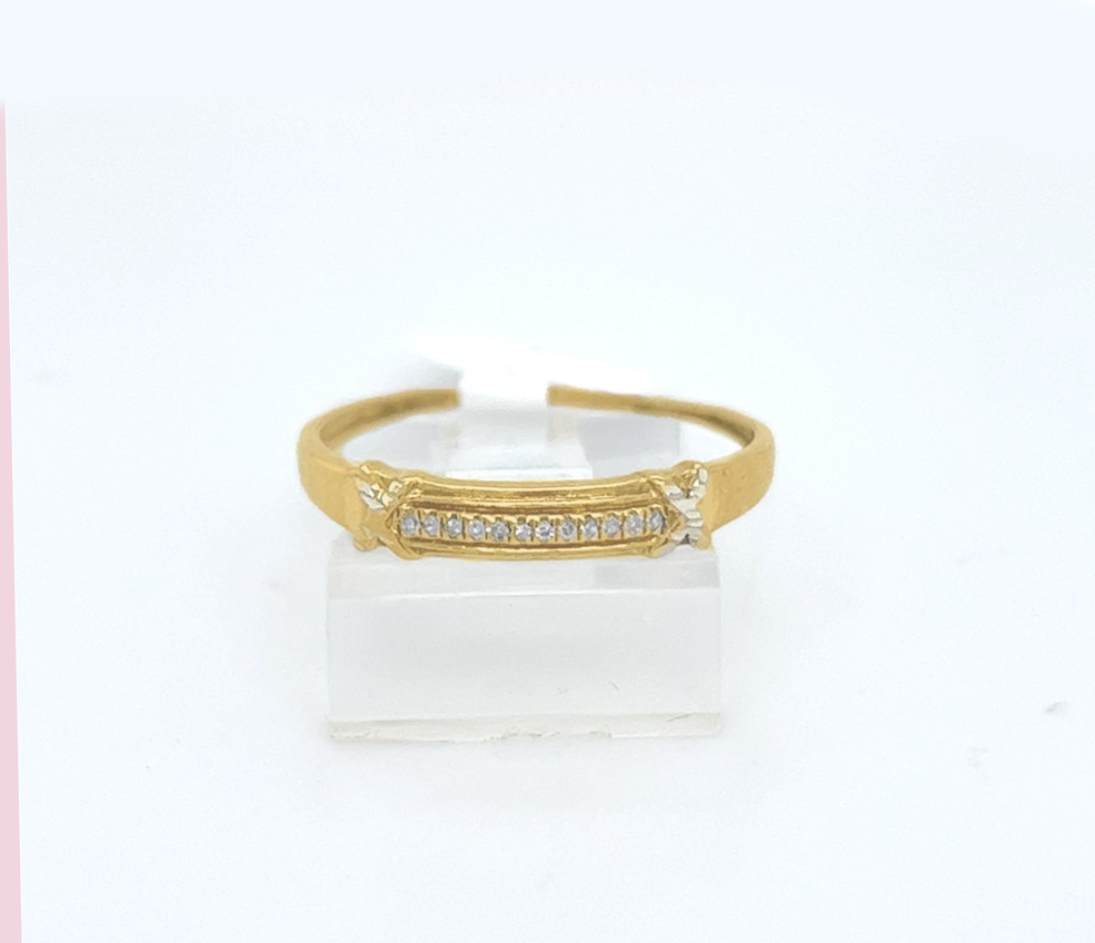 Gold Diamond Engagement Ring