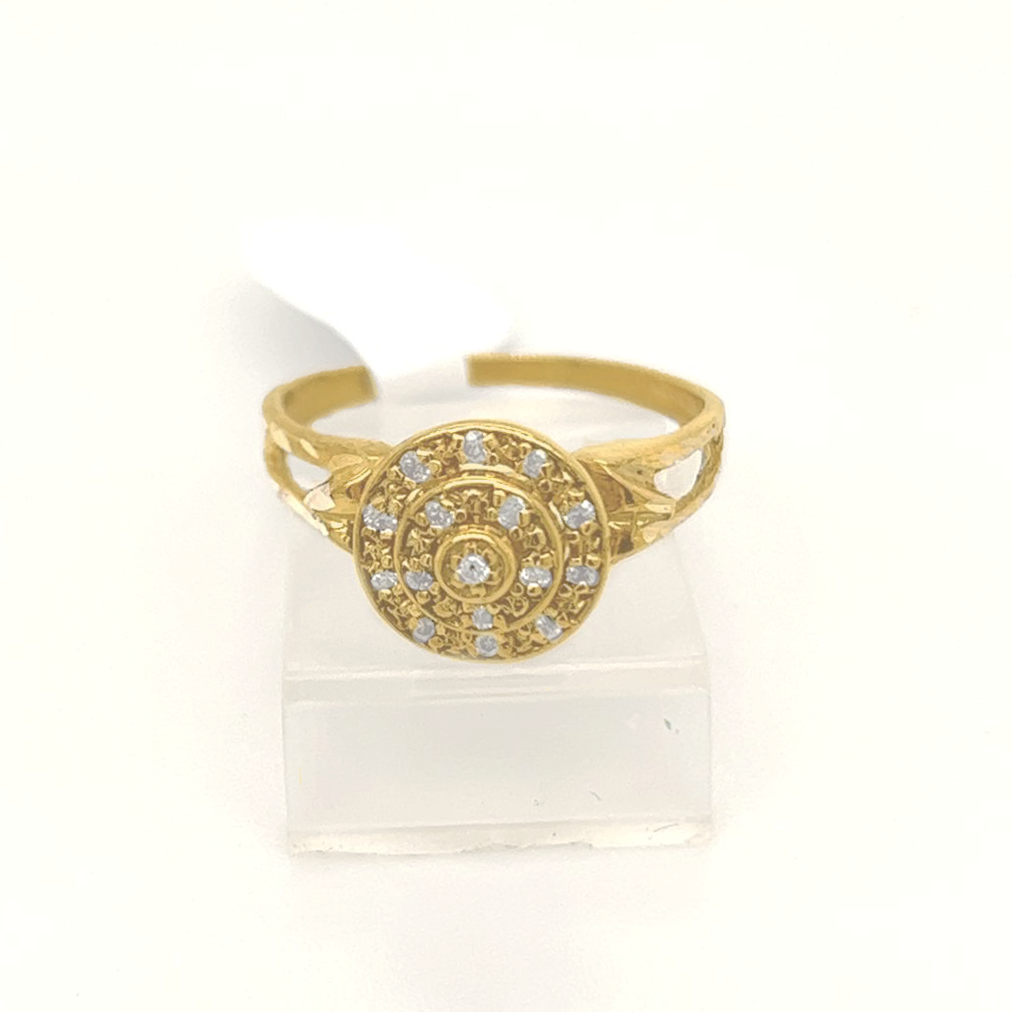 Gold Diamond Engagement Ring