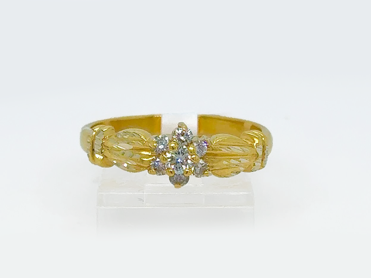 Gold Diamond Engagement Ring