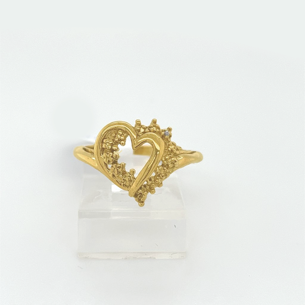 Gold Diamond Engagement Ring