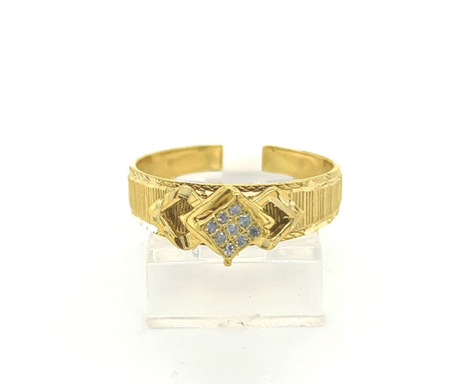 Gold Diamond Engagement Ring