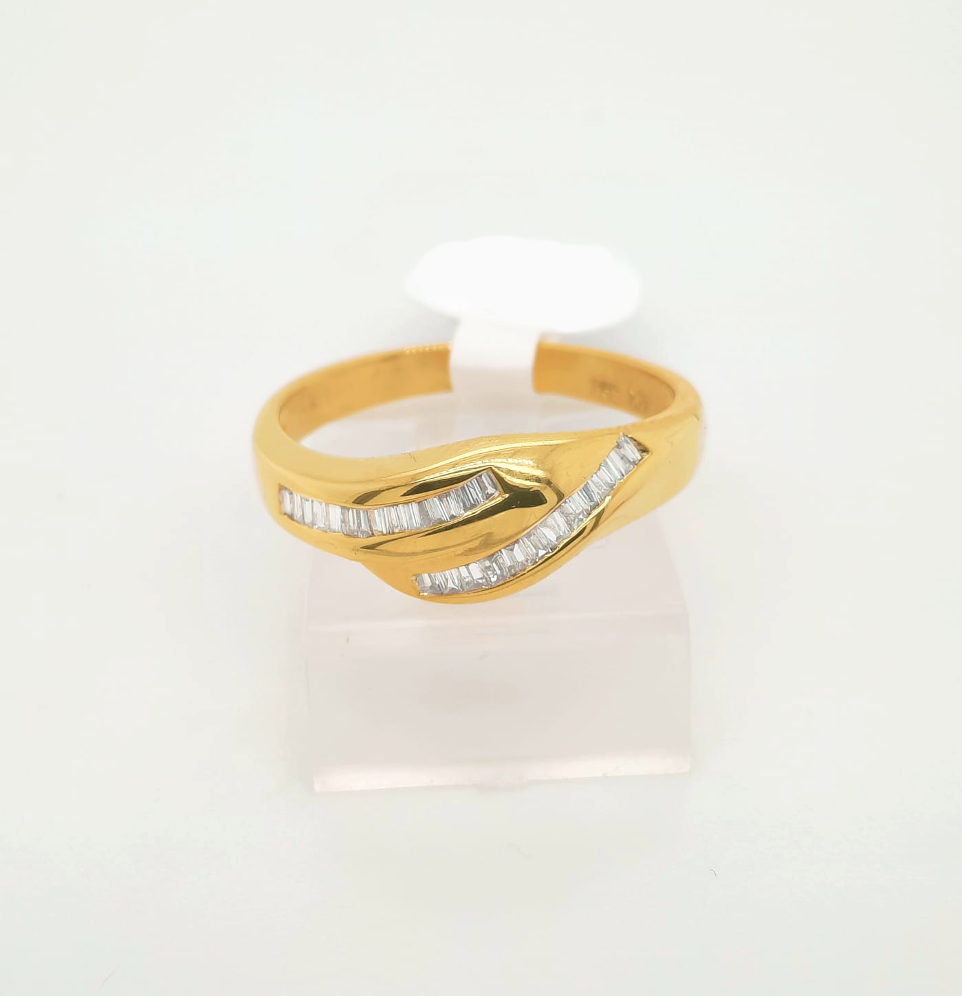 Gold Diamond Engagement Ring