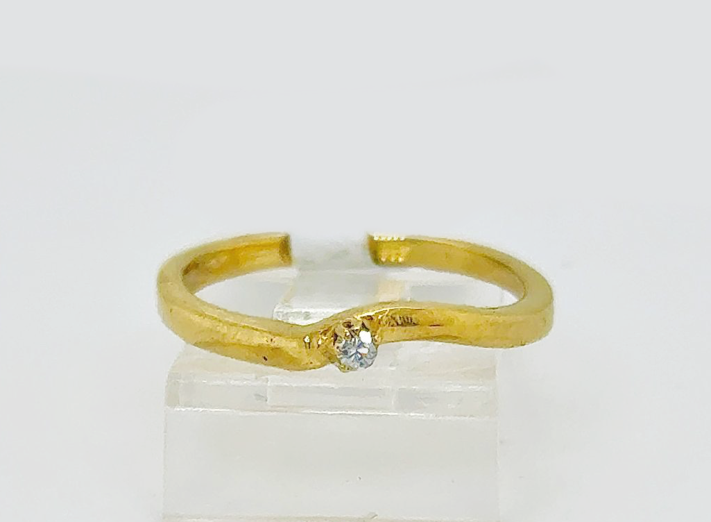 Gold Diamond Engagement Ring